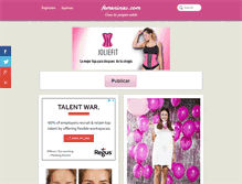 Tablet Screenshot of femeninas.com